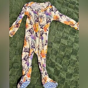 Little Bum Bums skeleton zipper oneLittle Bum Bums skeleton zipper onesie 18-24M